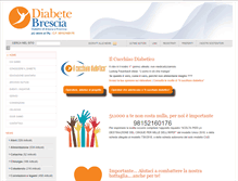 Tablet Screenshot of diabetebrescia.org